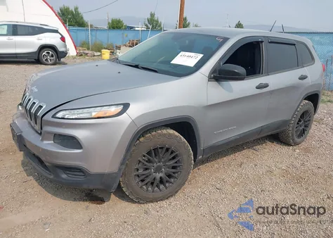 2014 Jeep Cherokee Sport из США, поврежденный, VIN 1C4PJMAB2EW224877
